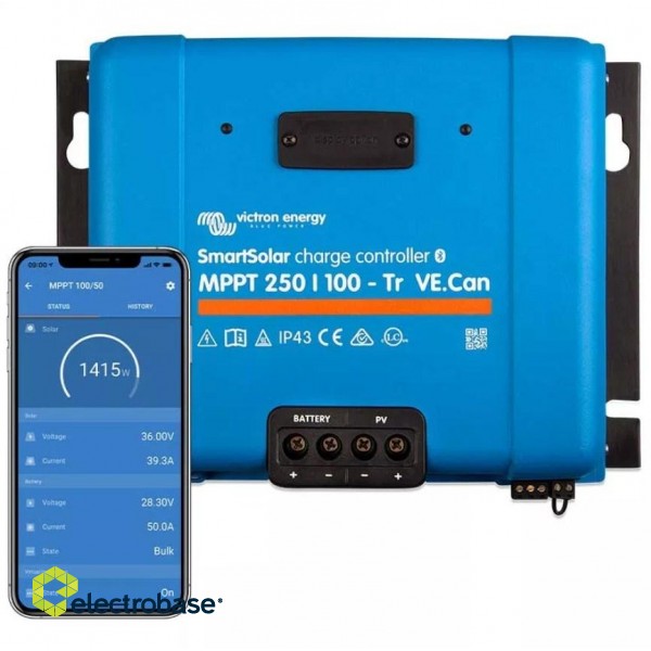 Victron Energy SmartSolar MPPT 250/100-TR controller image 1
