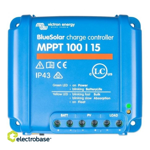 Victron Energy BlueSolar MPPT 100/15 charge controller image 4