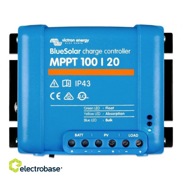 Victron Energy BlueSolar MPPT 100/20 charge controller фото 5