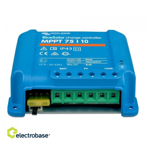 Victron Energy BlueSolar MPPT 75/10 charge controller image 2