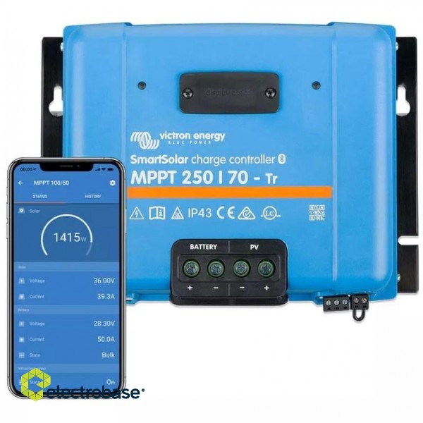 Victron Energy SmartSolar 250/70-Tr Bluetooth charge controller image 1