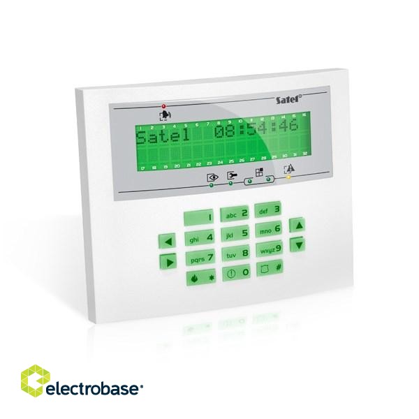 Satel INT-KLCDL-GR Basic access control reader Green,White