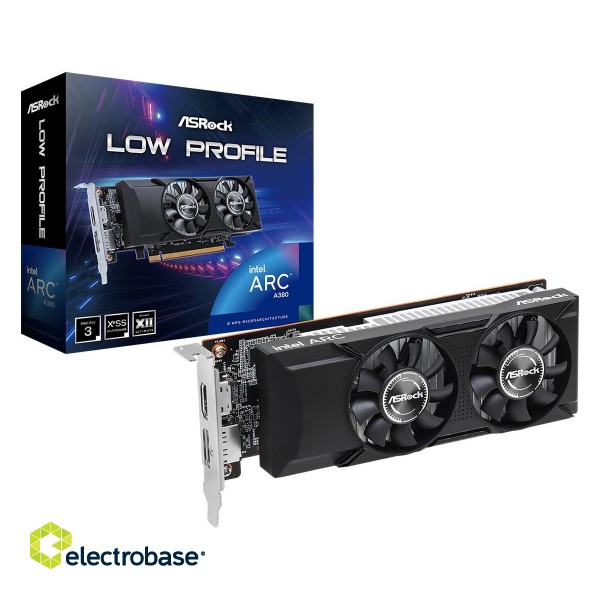 Asrock Arc A380 Low Profile Intel 6 GB GDDR6 image 5