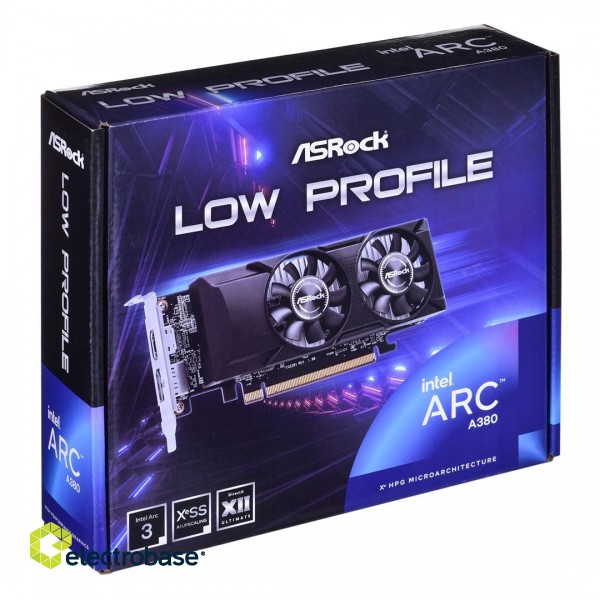 Asrock Arc A380 Low Profile Intel 6 GB GDDR6 image 10