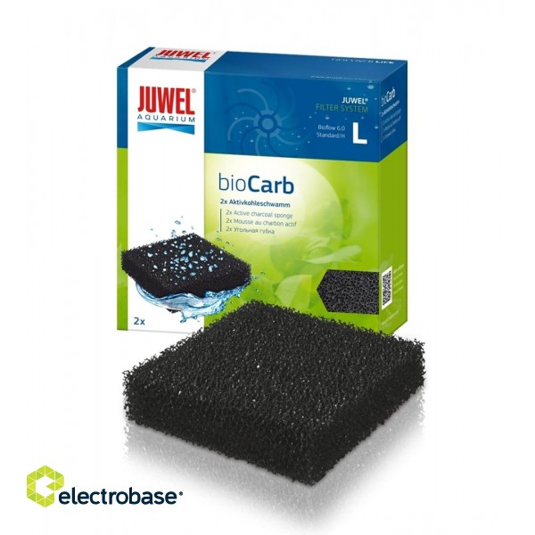JUWEL bioCarb L (6.0/Standard) - carbon sponge for aquarium filter - 2 pcs. image 2