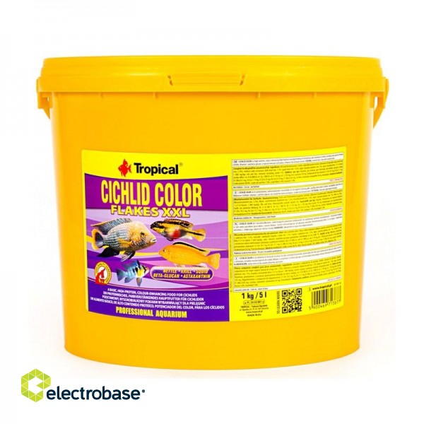 TROPICAL Cichlid Color XXL - food for aquarium fish - 5 l/1 kg image 1