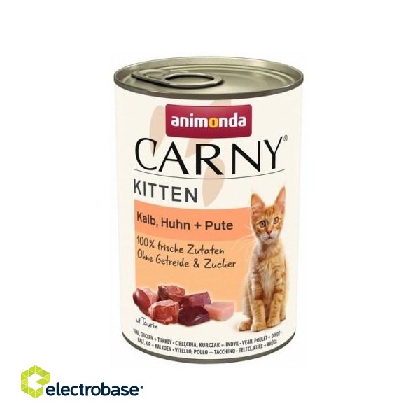ANIMONDA Carny Kitten Veal Chicken Turkey - wet cat food - 400g