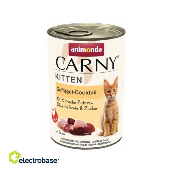 ANIMONDA Cat Carny Kitten Cocktail with poultry - wet cat food- 400g