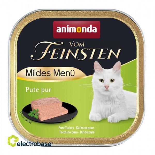 ANIMONDA Vom Feinsten Mildes Menu Pute pur - wet cat food - 100g