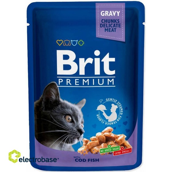 BRIT Cat Pouches Family Plate - wet cat food - 12 x 100g image 6