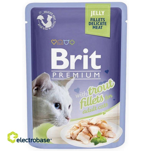 BRIT Premium Trout Fillets in Jelly - wet cat food - 85g