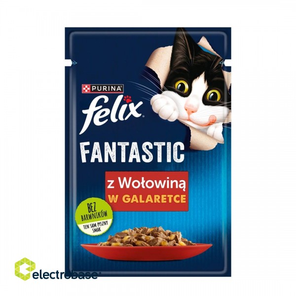 Friskies Jelly Beef - Wet Cat Food - 100 g image 1