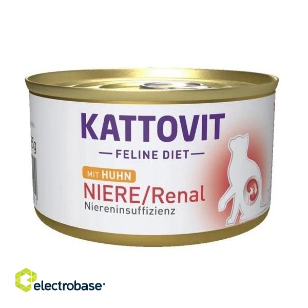 KATTOVIT Feline Diet Niere/Renal Chicken - wet cat food - 85g