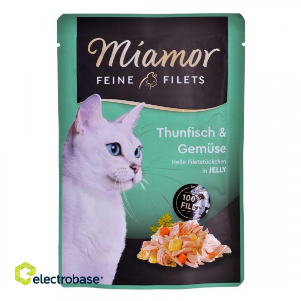 Miamor cats moist food Tuna with vegetables 100 g image 1