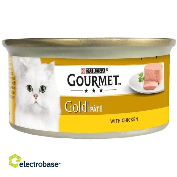Purina Nestle Gourmet Gold - salmon and chicken - wet cat food -85 g image 2