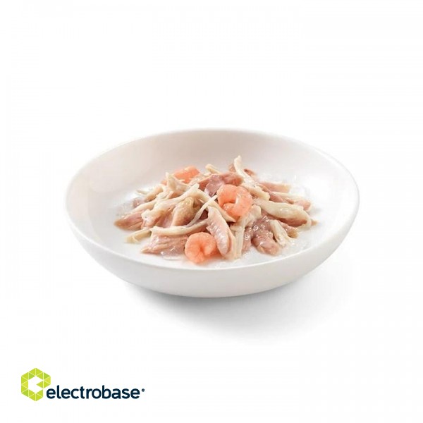 SCHESIR in jelly Tuna and chicken with shrimps - wet cat food - 50 g image 2