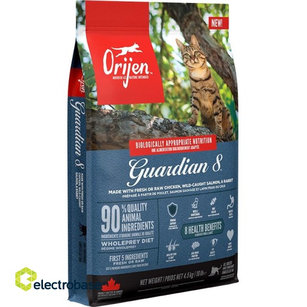 ORIJEN Guardian 8 - dry cat food - 4,5 kg paveikslėlis 1