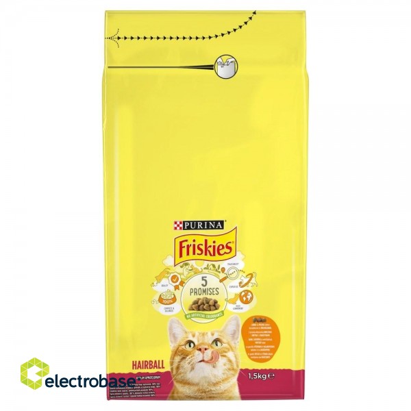 PURINA Friskies Hairball - dry cat food - 1,5kg