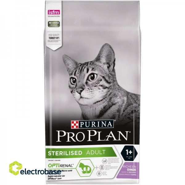 PURINA Pro Sterilised Turkey - dry cat food - 10 kg paveikslėlis 1