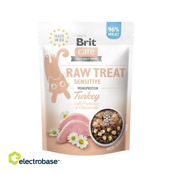 BRIT Care Raw Treat Sensitive turkey - cat treats - 40g