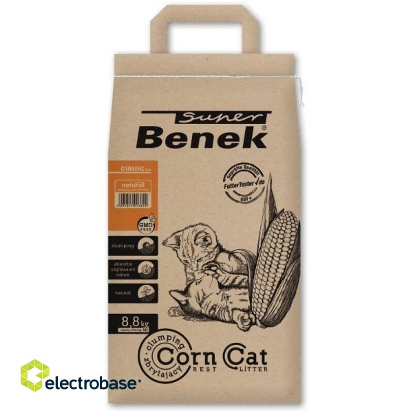 Certech Super Benek Corn Cat - Corn Cat Litter Clumping 14 l