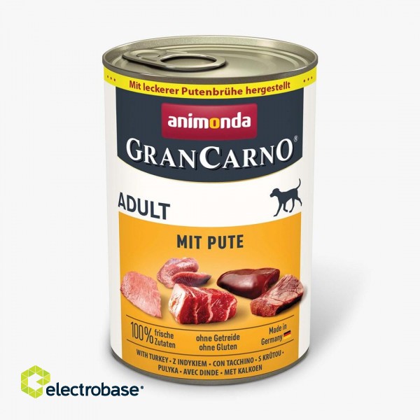 ANIMONDA GranCarno Adult Turkey - wet dog food - 400g