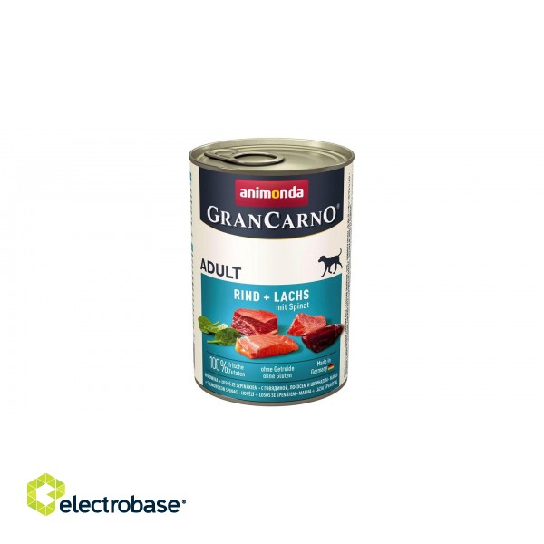 ANIMONDA Grancarno Adult with salmon and spinach - wet dog food - 400 g