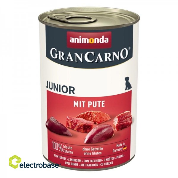 ANIMONDA GranCarno Junior with turkey - wet dog food - 400g
