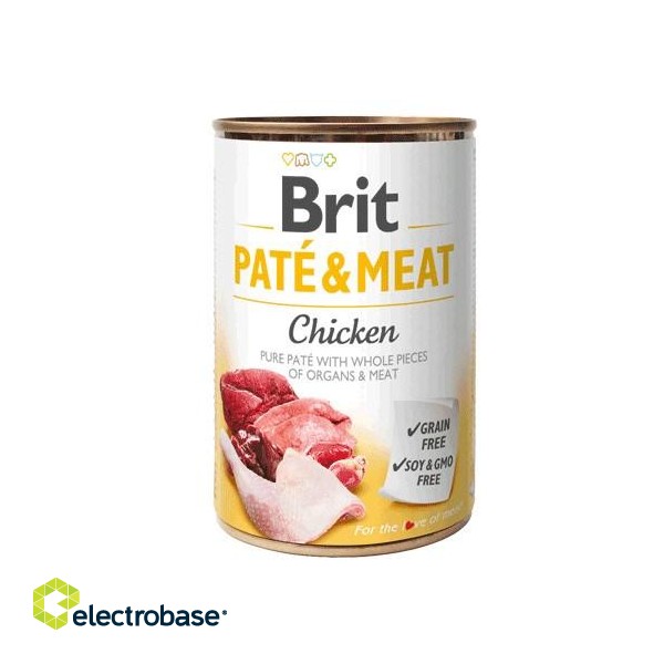 BRIT Paté & Meat with Chicken - wet dog food - 400g