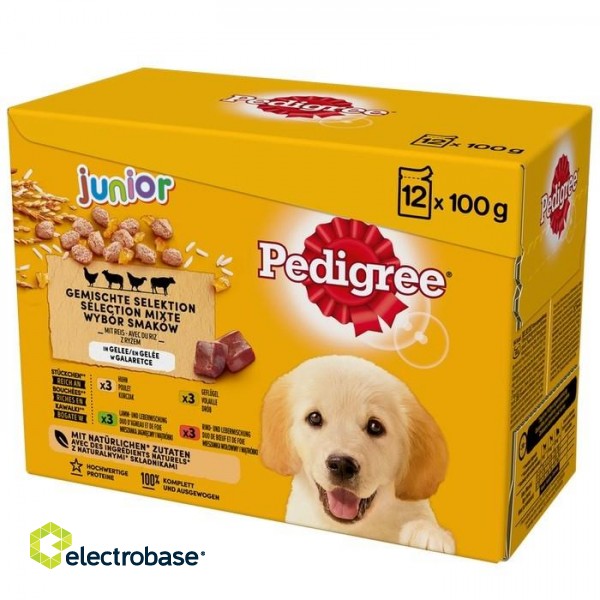 PEDIGREE Junior Selection Mix - Wet dog food - 12x100 g image 4