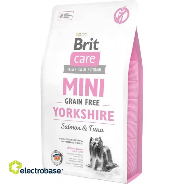 BRIT Care Mini Yorkshire Grain Free Salmon with tuna - dry dog food - 2 kg