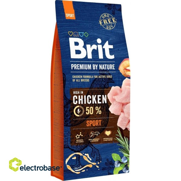 BRIT Premium by Nature Sport Chicken - dry dog food - 15 kg
