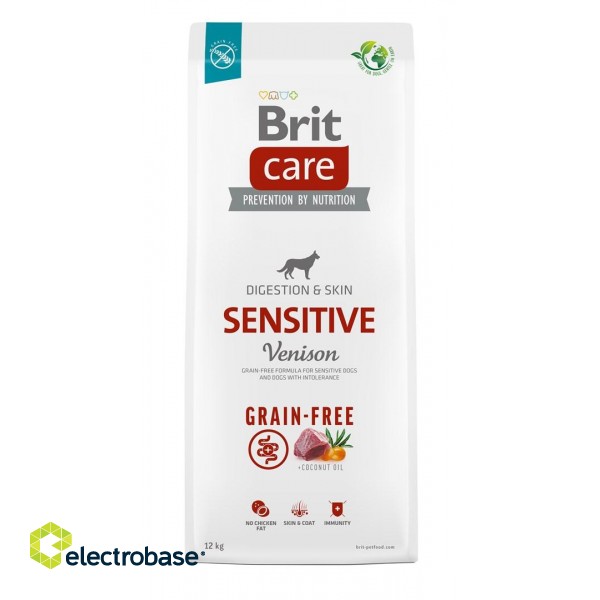 BRIT Care Sensitive Venison - dry dog food - 12 kg image 1