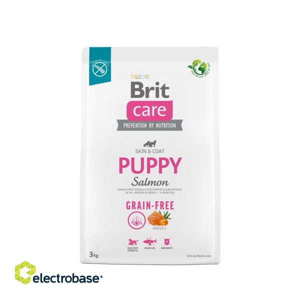 BRIT Care Puppy Salmon - dry dog food - 3 kg image 1