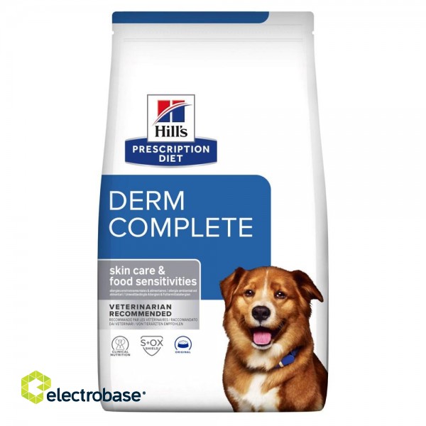 HILL'S Prescription Diet Derm Complete Canine - dry dog food - 12 kg