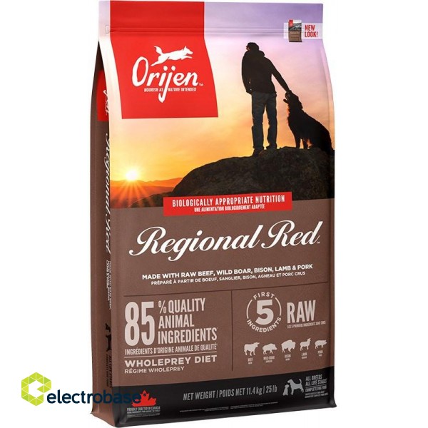 ORIJEN Regional Red - dry dog food - 11,4 kg paveikslėlis 1