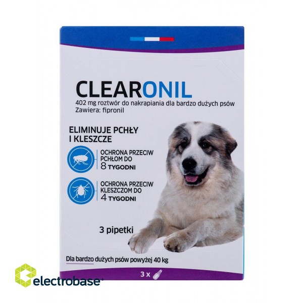 FRANCODEX Clearonil Large breed -  anti-parasite drops for dogs - 3 x 402 mg image 1