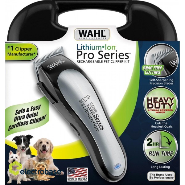 Wahl Lithium Ion Pro Series pet hair clipper фото 2