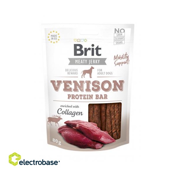 BRIT Meaty Jerky Venison Protein - dog treat - 200 g