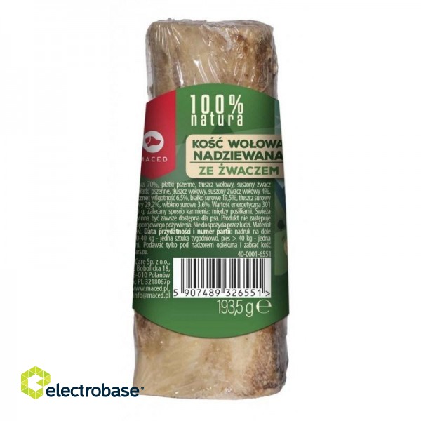 MACED Bone stuffed with beef rumen - chew for dog - 193,5g