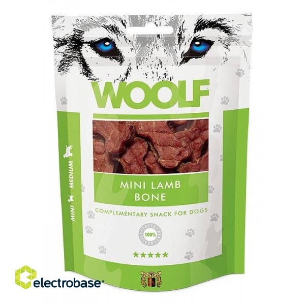 WOOLF Mini Lamb Bone dog treat - 100 g