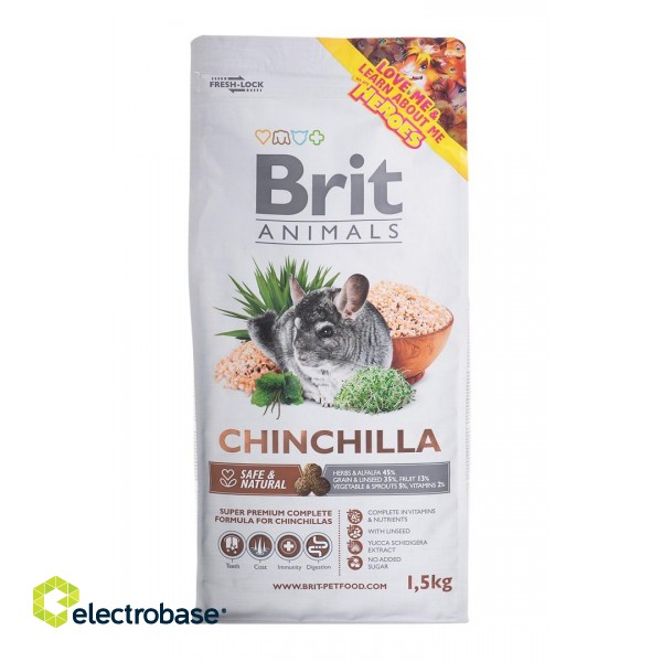 BRIT Animals Chinchila Complete - dry food for chinchillas - 1.5 kg фото 1