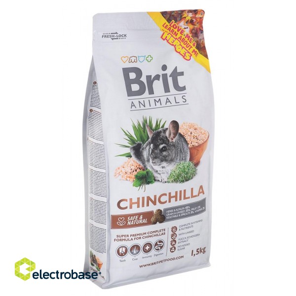 BRIT Animals Chinchila Complete - dry food for chinchillas - 1.5 kg paveikslėlis 4