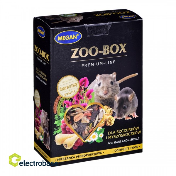 MEGAN Zoo-Box -  Food for rats and gerbils - 550 g paveikslėlis 1