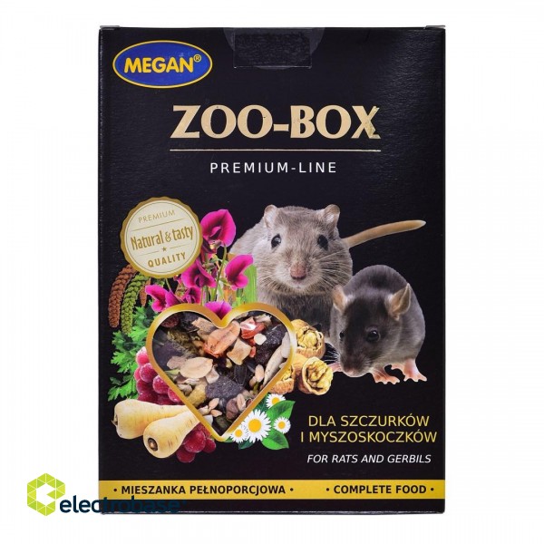 MEGAN Zoo-Box -  Food for rats and gerbils - 550 g paveikslėlis 2
