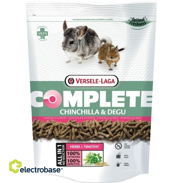 VERSELE LAGA Complete Chinchilla Degu - Food for degus and chinchillas - 8 kg image 1