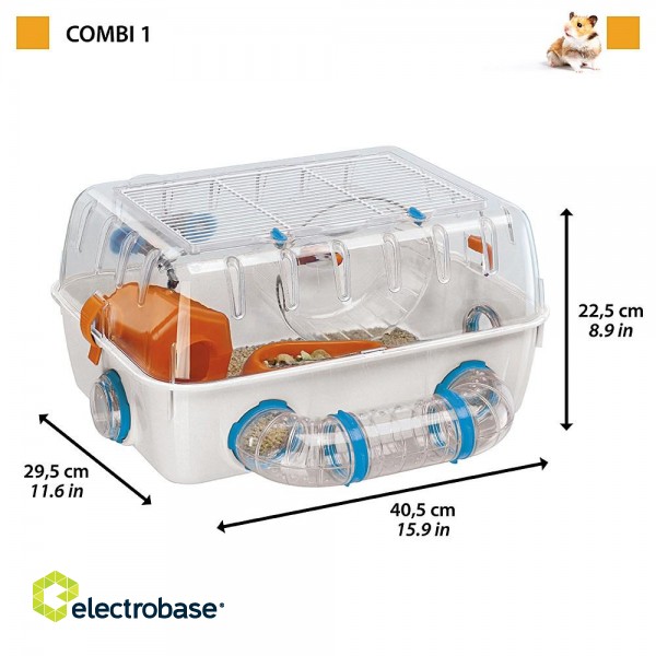FERPLAST Combi 1 - cage for a hamster paveikslėlis 2