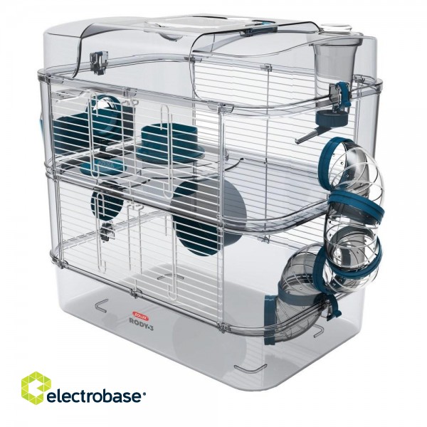 ZOLUX Rody3 DUO - rodent cage - Blue