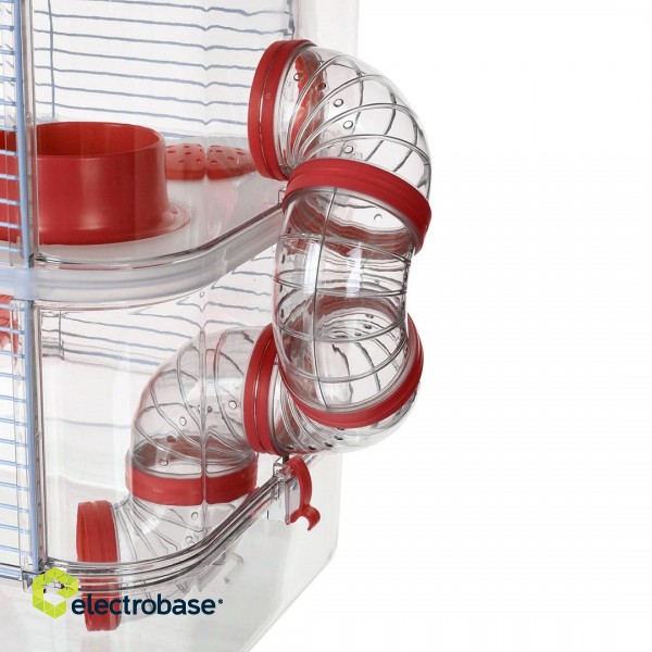 ZOLUX Rody3 Trio - rodent cage - red фото 8