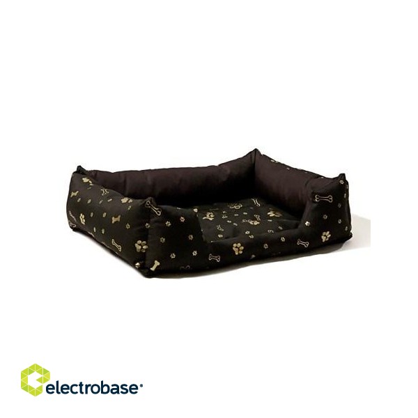 GO GIFT Dog bed L - brown - 65x45x15 cm paveikslėlis 1